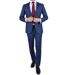 J412185 JAKAMEN 6 DROP TAKIM ELBİSE (SAKS MAVI)