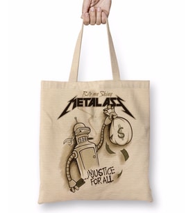 Metal Ass Bez Çanta Uzun Saplı