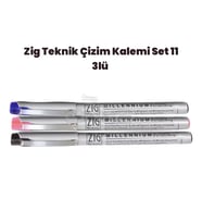 Zig Teknik Çizim Kalem Set 11 3lü 0,05mm