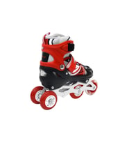 Işıklı Metal Gövdeli Büyük Boy Paten 38-41 - Kırmızı