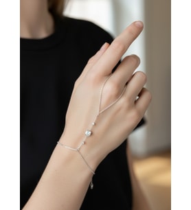 Vip Silver Kare Taşlı Tasarım Şahmeran - 26shm52