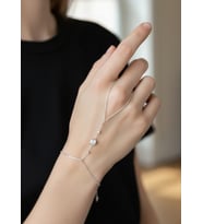 Vip Silver Kare Taşlı Tasarım Şahmeran - 26shm52
