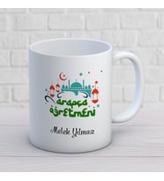 Kişiye Özel Meslek Arapça Öğretmeni Hediyelik Kupa Bardak