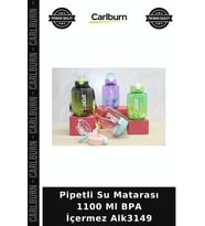 Özel Üretim matara Pipetli Su Matarası 1100 Ml BPA İçermez Alk3149