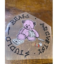 21X22 CM ÜTÜ İLE YAPIŞAN BASKI AYICIK TİŞÖRT GİYİM KIYAFET BASKI