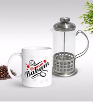BK Gift Kişiye Özel Canım Babam Tasarımlı Kupa & French Press Seti-7 (Model 1)