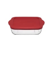 Kare Borcam Tepsi, Kapaklı, 31.8x28.3 cm, 3200 cc, dayanıklı ve şık