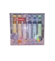 MİKRO NH-8429 FLORAL FRAGRANGE 6'LI ÇİÇEK KOKULU RENKLİ FOSFORLU KALEM -TEKLİ