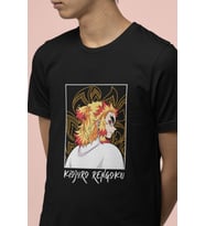 Anime Rengoku Tişört (Siyah)