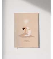 Çerçevesiz Poster Işığa Eğil (Çok Renkli)