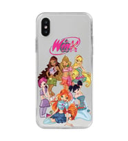 Iphone Xsmax Uyumlu Winx Club Desenli Şeffaf Telefon Kılıfı