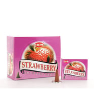 Periboia Strawberry Aromalı Konik Tütsü (Çok Renkli)