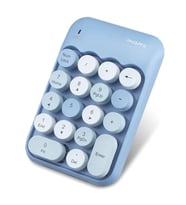 Kablosuz Retro Numpad 18 Tuşlu Numerik Muhasebe Ofis Klavyesi