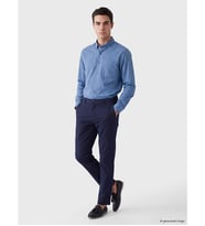 LCWAIKIKI Classic Mavi Regular Fit Poplin Erkek Gömlek