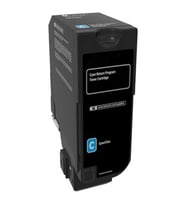 Zebra Toner Lexmark CS720 Mavi Muadil Toner