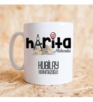 Harita Mühendislerine Özel Kupa Bardak