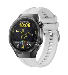 Huawei Watch GT 6/5 Pro 46mm Kordon Spor Silikon Band Lansman 1e1 Uyumlu 130 (Gri)