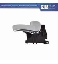 Nissan Navara Ön İç Kapı Kol Sol  2006-2014 (Krom)
