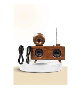 Mey İthalat® Nostaljik Radyo Bluetooth Bağlantılı Şarjlı Yüksek Ses Kaliteli