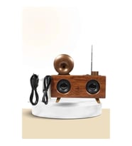 Mey İthalat® Nostaljik Radyo Bluetooth Bağlantılı Şarjlı Yüksek Ses Kaliteli