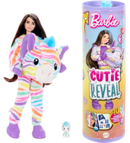 Hrk39  Cutie Reveal Barbie Color Dream Series - Zebra (Çok Renkli)