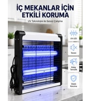 30 m² Etki Alanlı Mavi Işıklı Sinek Öldürücü Cihaz