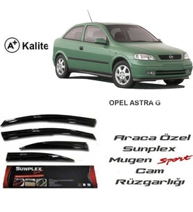 Opel Astra G Cam Rüzgarlığı Mugen Tip Sunplex