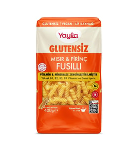 Yayla Glutensiz Mısır ve Pirinç Fusilli Makarna 400 g e