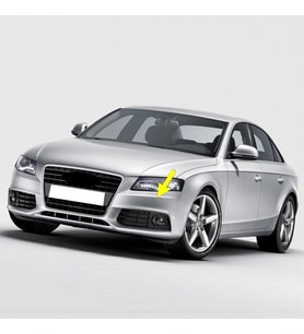 Audi A4 2009-2012 Sol Ön Far Yıkama Pompası Jeti 8K0955101B