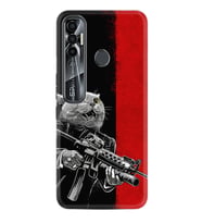 Tecno Spark 6 6 Go 8C 8 Pro 7 7 Spark 9 Pro Kılıf Desemli Silikon Çılgın Kedi 1674
