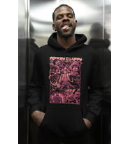 Özel Tasarım Monkey D. Luffy Baskılı Unisex Oversize One Piece Anime Hoodie