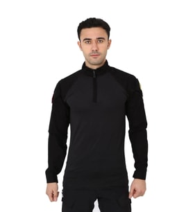 Siyah Tactical Askeri Combat Uzunkol Tişört - Asker Operasyon T-shirt