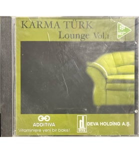 (Müzik CD sidir Plak Değildir) CD Karma Türk Lounge Vol.1 CD