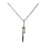 Antik Kılıç Figürlü Kolye – 60 cm Zincirli Unisex Metal Aksesuar