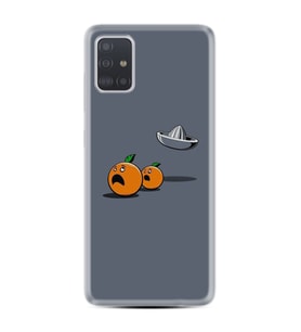 Samsung a71 A72 A73 A7 A9 2018 C7 C9 Kılıf Desenli Silikon Orange Escape 1374