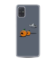 Samsung a71 A72 A73 A7 A9 2018 C7 C9 Kılıf Desenli Silikon Orange Escape 1374