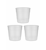 Saksı Saksısı 12 Pot (0.73 LİTRE) Şeffaf (3 ADET) Yarı Saydam, Saksısı