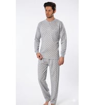Aysu 2060 Erkek Uzun Kol Pijama Takımı Penye Pijama Takımı
