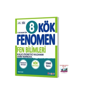Fenomen Yayıncılık 2025-2026 8. Sınıf KÖK Fen Bilimleri İzleme Soruları Soru Bankası Güncel Müfredat (Çok Renkli)
