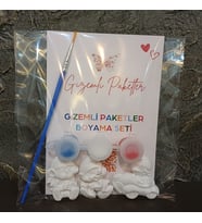 Şirinler Temalı Taş Tozu Boyama Seti