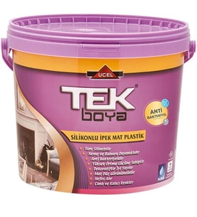 TEK SİLİKONLU İPEKMAT İÇ CEPHE BOYASI BEYAZ 7.5LT 10KG