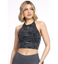 Miorre Seamless Çift Taraflı Spor Sütyen (Desenli)