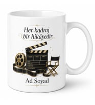 Yönetmen Kestik Motor Vizyon Kadraj Sinema Ruhu Kupa Bardak Hediye