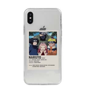 Iphone X / Xs Uyumlu Naruto Anime Desenli Şeffaf Telefon Kılıfı