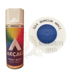 Akçalı Akrilik Sprey Boya BONCUK MAVİ 400 ml - RAL5017 - 324