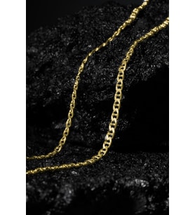 Barlı Model Gümüş Zincir Rose Kaplama 3,90 Mm Genişlik