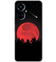 Tecno Camon 19 Pro Kılıf HD Desen Baskılı Kılıf - Kanlı Ay