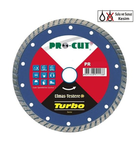 Procut AB 230 mm Turbo Kanallı Elmas Testere