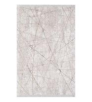 ARTEMİS HALI ROMANTİK 02429A KREM BEJ ÇİZGİ DESENLİ HALI (Gri)