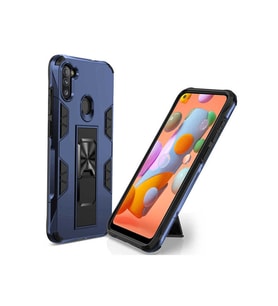 Samsung Galaxy M11 Uyumlu Kılıf Zore Volve Kapak (Lacivert)